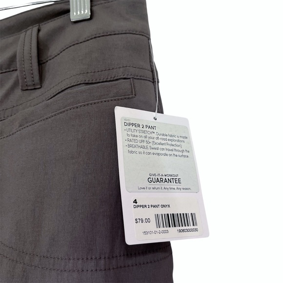 Athleta Dipper 2 Gray Utility Stretch Bootcut Pants UPF 50+ Size 4 - Picture 5 of 9